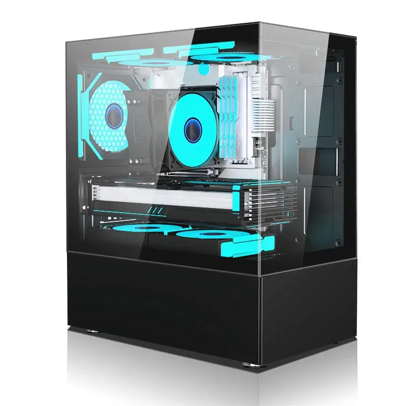 Cabinet Gamer Aquarium PIXXO BLACK-CG200B