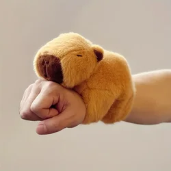 Tier Slap Armband Capybara Plüsch tier, Stofftier Hugger Slap Spielzeug, Tier Armband interaktives Spielzeug, Weihnachten Geburtstag pa