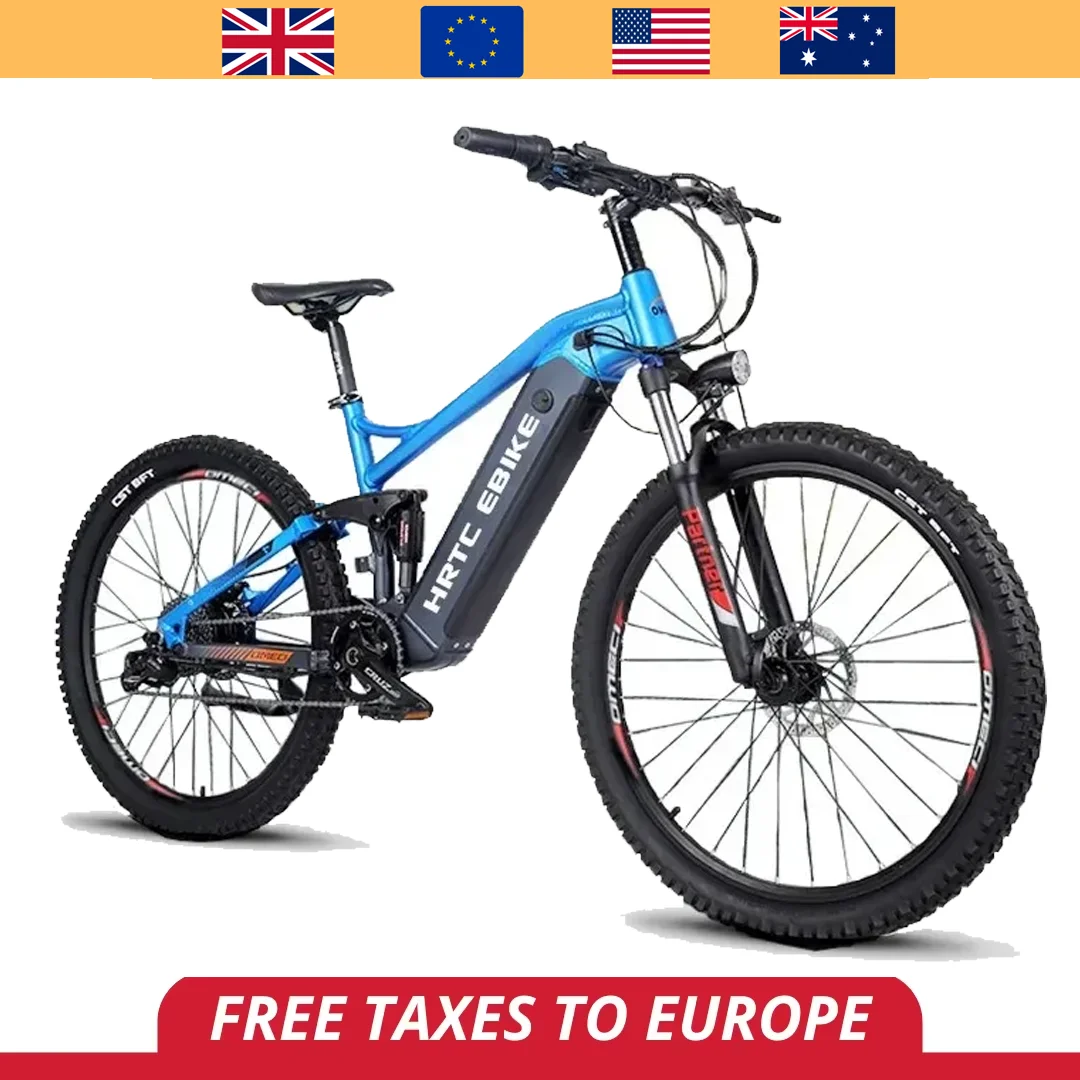 

STLF Off-road Mid Drive Electric Mountain Bike Electric Full Suspension Bike