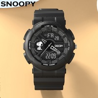 Brand For Mens Watches Woman Dual Display Quartz Sport Military Wristwatch Unisex Cartoon Dial 70th Anniversary Boy Girl Student