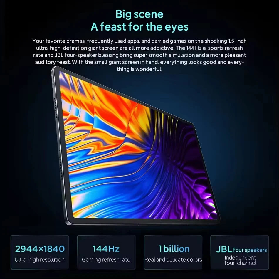 Tableta Lenovo Xiaoxin Pad Pro 2025 con ROM global, pantalla de 12,7 pulgadas y 144 Hz, batería de 10 200 mAh, Lenovo Idea Tab Pro 5