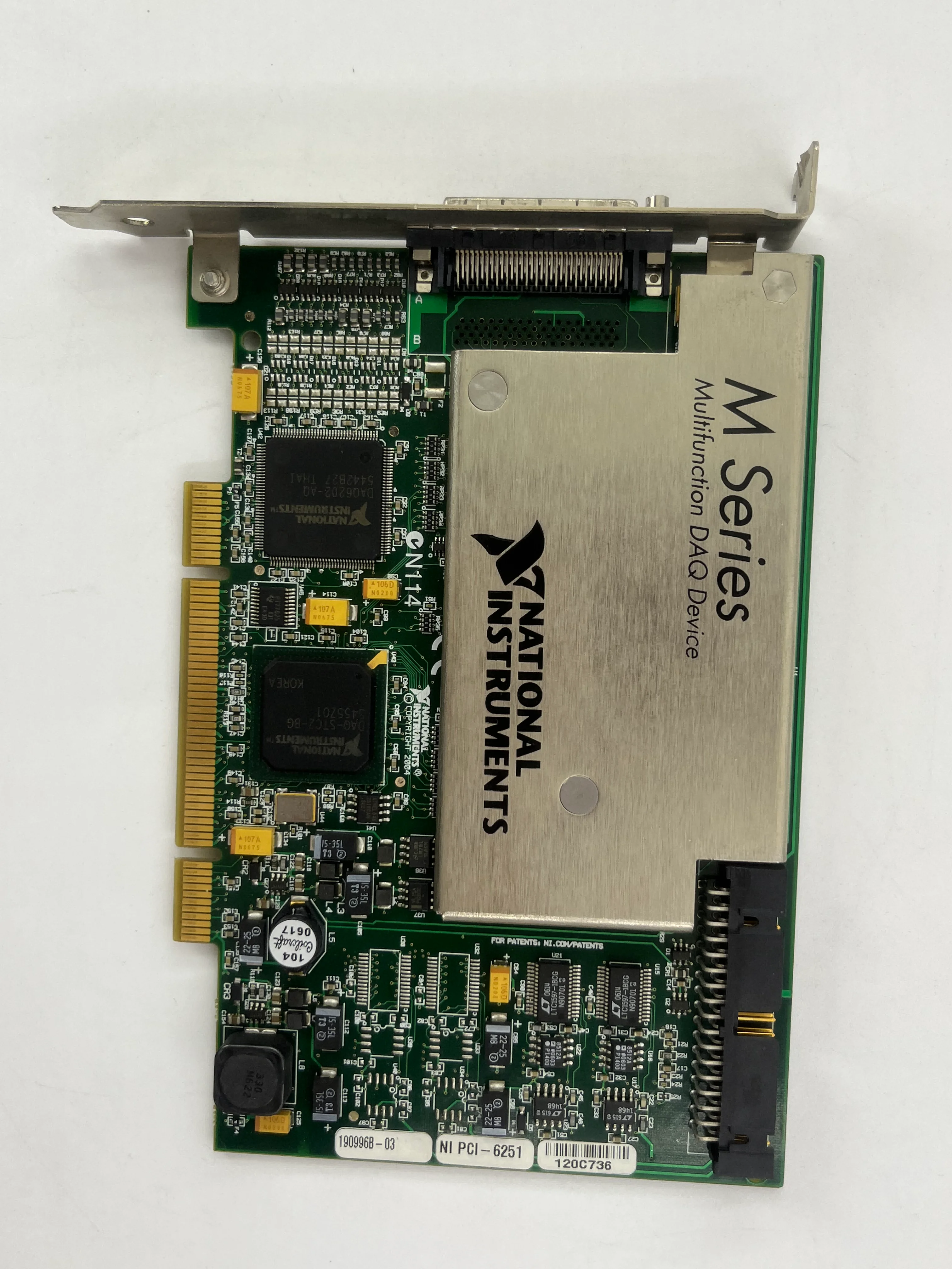 National Instruments NI PCI-6251 PN:779070-01 DAQ Data Acquisition Card