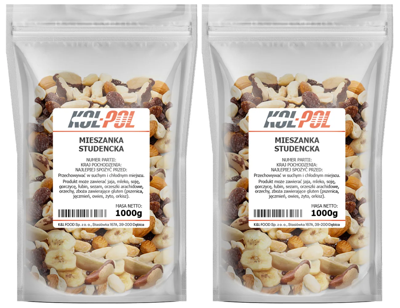 STUDENT MIX 2kg-nuts and dried fruit, natural and fresh | The perfect daily snack