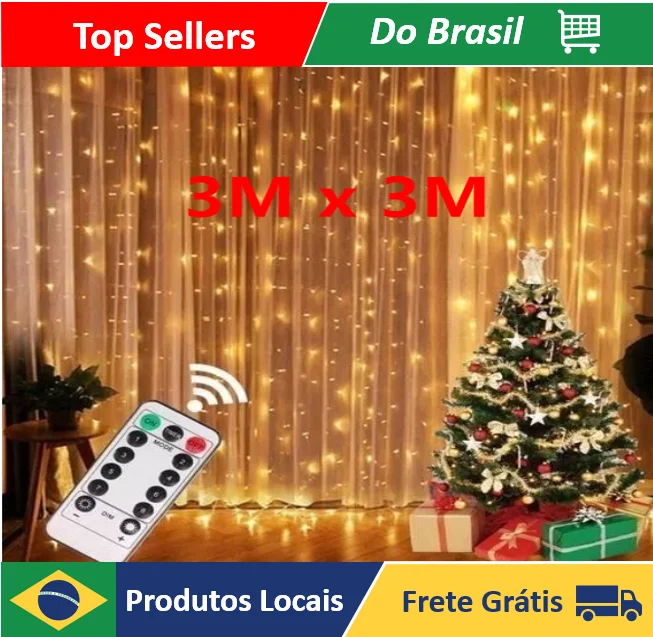 320 Curtain Leds 3x3 Lights Christmas Decoration Parties Weddings-Neverdie Store