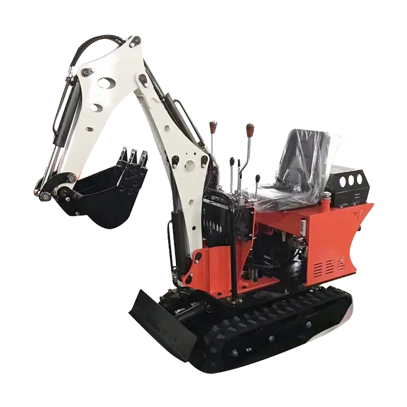 Excavadora pequeña totalmente hidráulica de alta calidad, miniexcavadora sobre orugas de 0,8 t, personalizable