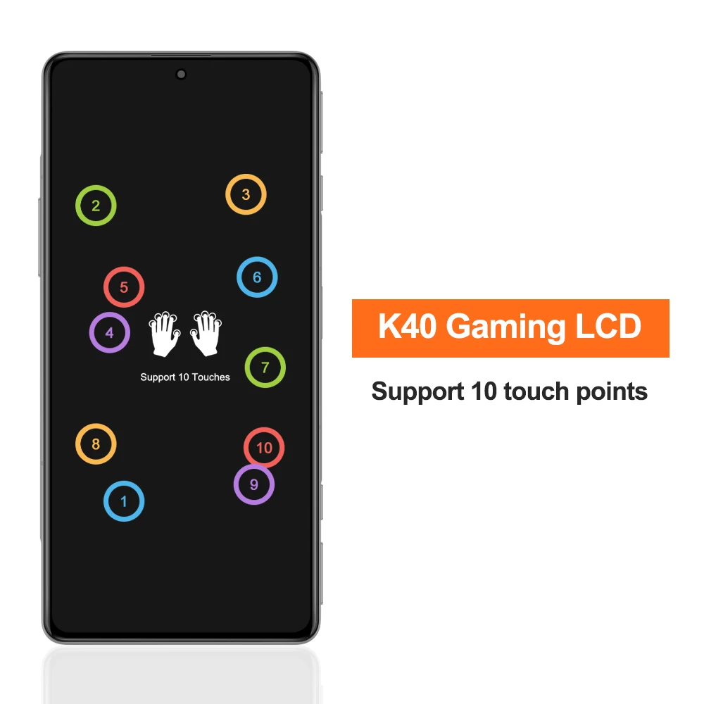 AMOLED For Xiaomi Redmi K40 Gaming Pantalla LCD M2012K10C M2104K10AC Display Touch Screen Replacement For K40Gaming Edition