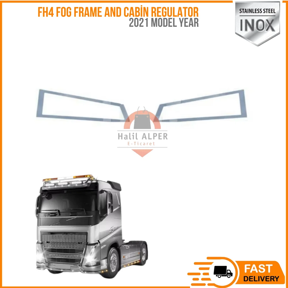 For Fh4 / 2021 Fog Frame and Cabin Regulator Chrome happy truck parts high quality satisfaction fast shipping