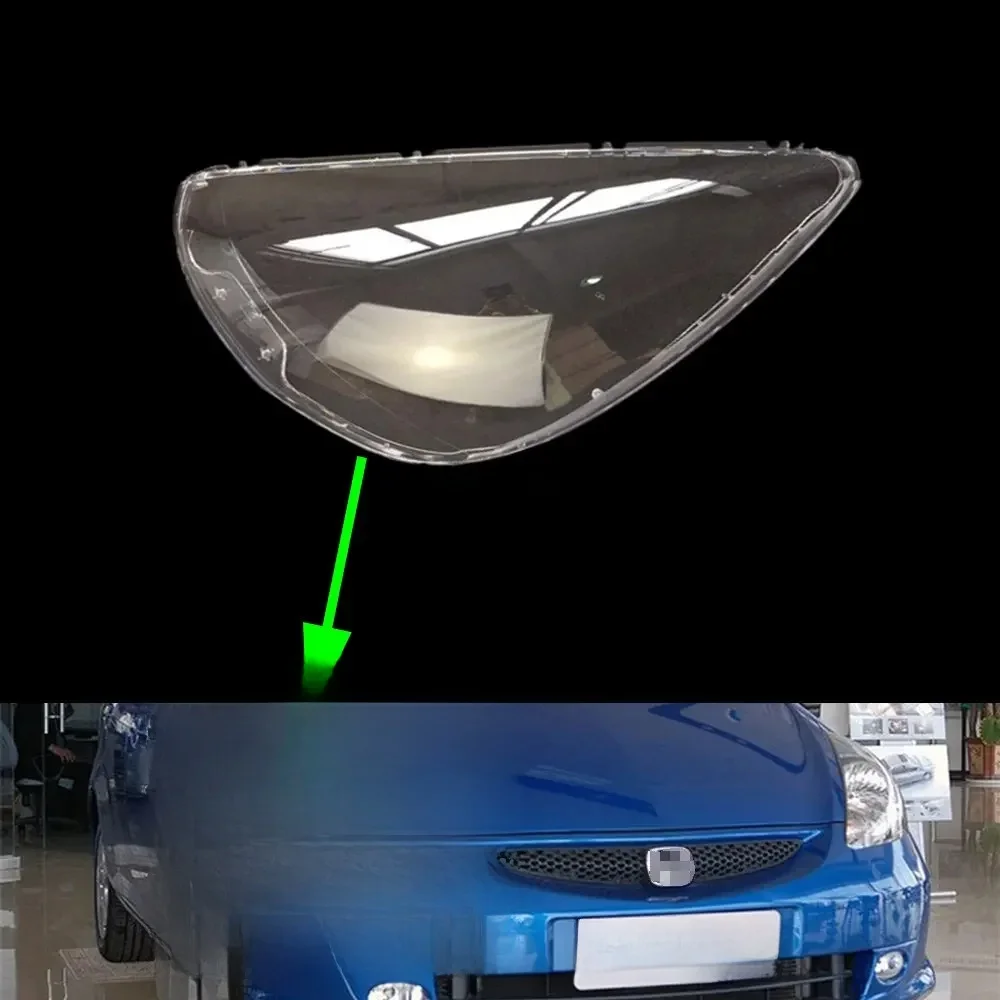 Dla Honda Fit Jazz Hatchback 2003 ~ 2007 osłona reflektora reflektor samochodowy wymiana szkła soczewki przezroczysta lampa przednia Auto Shell — zdjęcie 2