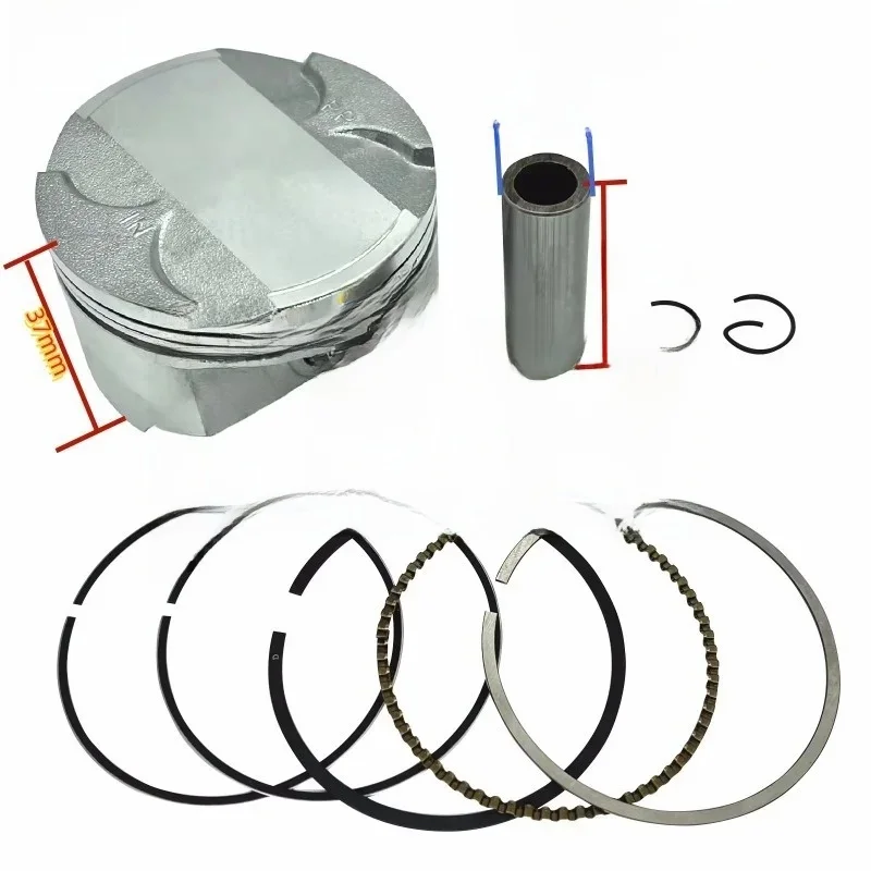 Część silnika 63,5 mm X 47,2 otworu do Honda CBR 150 150R CBR150 K15 WHV Sworzeń tłokowy 15 mm Pierścienie 0,8 * 0,8 * 1,5 Zestaw akcesoriów motocyklowych — zdjęcie 2
