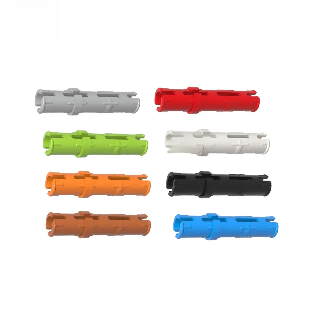 100 pièces 6558 broche de haute technologie longue treve de Friction dans le sens de la longueur briques pièces assemblage blocs de construction bricolage jouet créatif modèle cadeau adulte