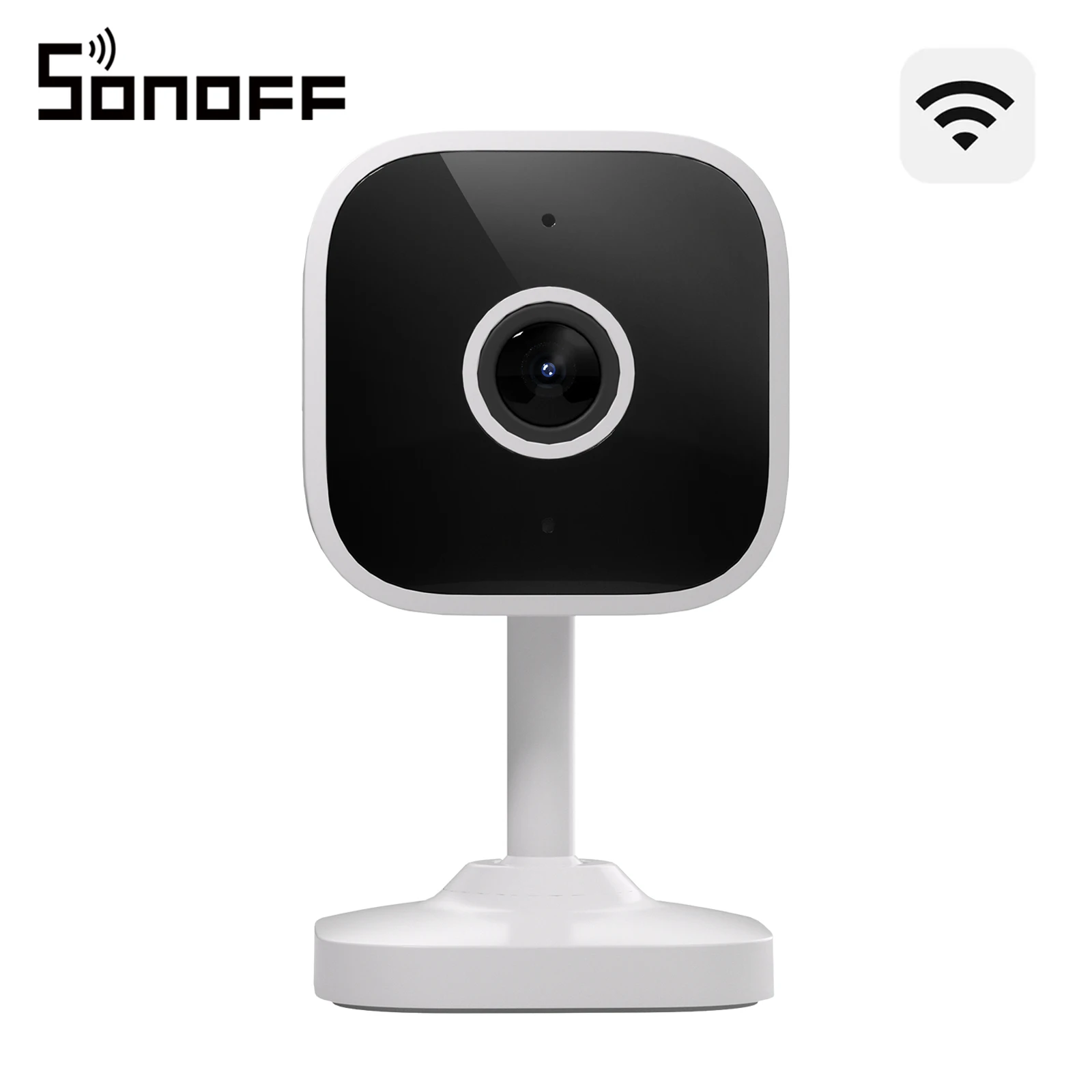 SONOFF CAM-S2 1080P HD WLAN-Kamera für Haus-Sicherheit, Bewegungserkennung mit Alarm, Echtzeit-Interaktion, Zwei-Wege-Audio, kompatibel mit Alexa und Google Home