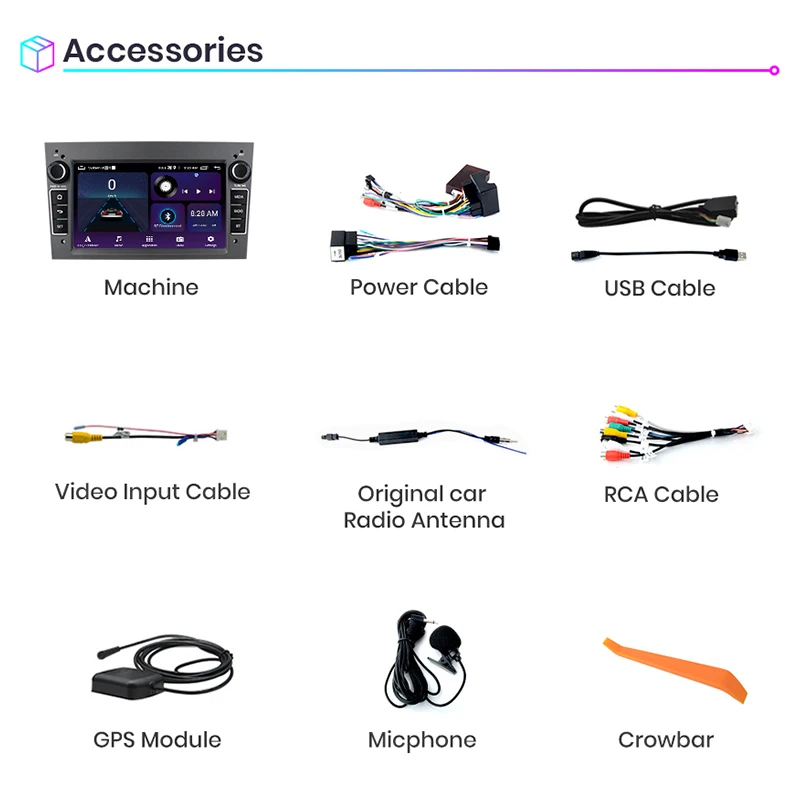 AWESAFE CarPlay Android Radio samochodowe dla Opel Astra H J Vectra Vauxhall Antara Zafira Corsa C D Vivaro Meriva Veda Auto autoradio
