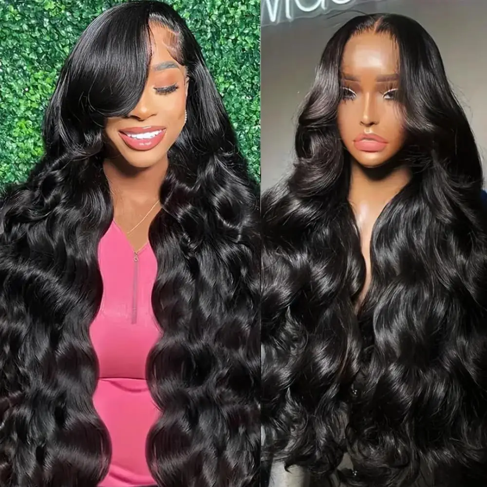 

30 40 Inch Body Wave 13x6 Hd Lace Frontal Wig Human Hair 13x4 Brazilian Pre Plucked human hair lace frontal wig For Women