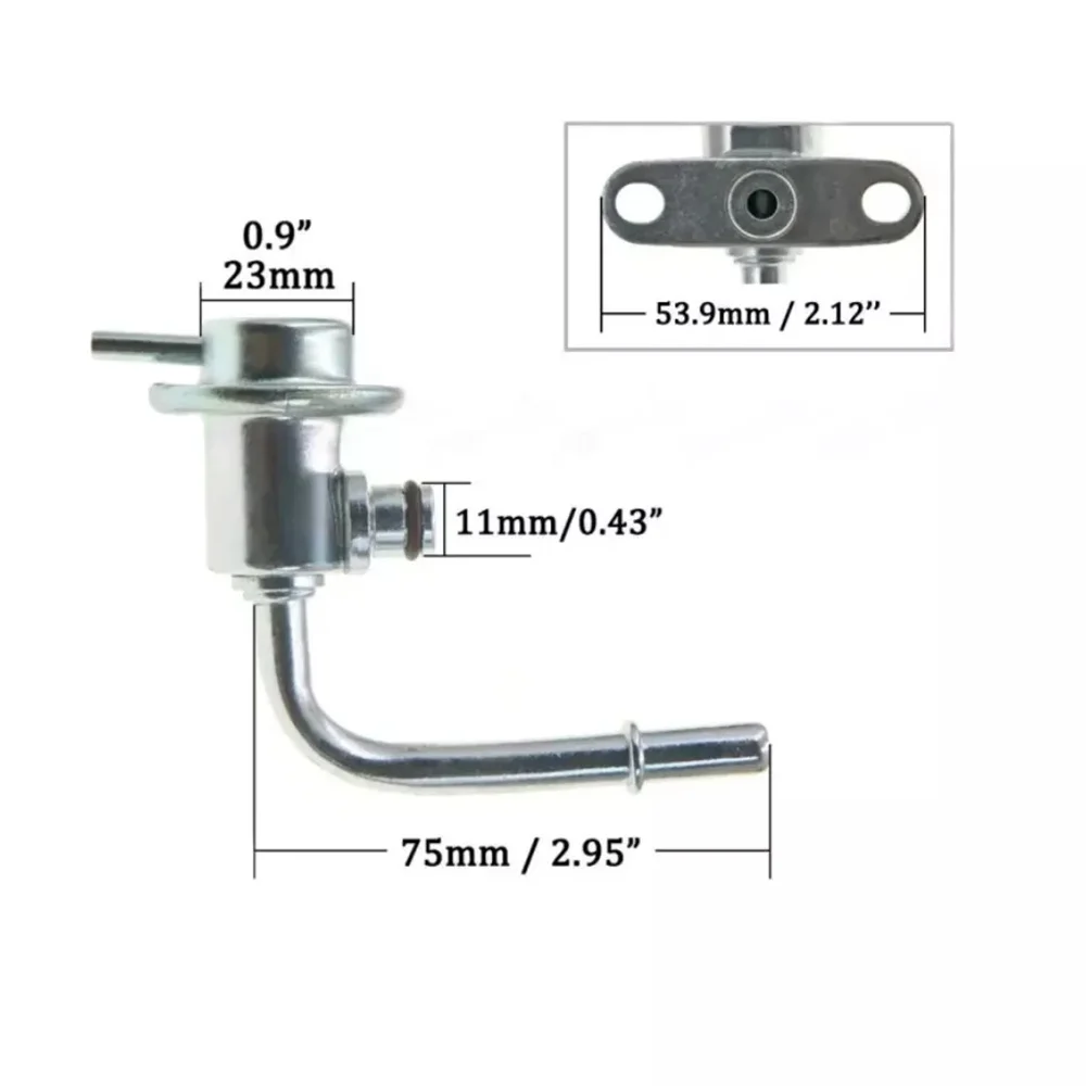 Engine Fuel Injection Pressure Regulator ZJ01-13-280 For Mazda 323 1.6L