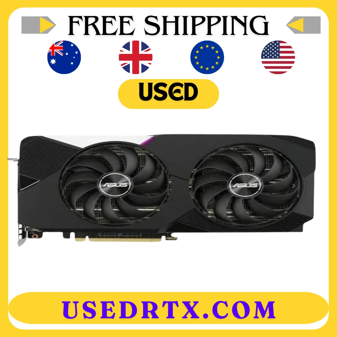 2024 scheda grafica ASUS RTX 3070 8GB GDDR6 usata schede Video a 256bit GPU RTX3070 8G PCI Express 4.0 16X