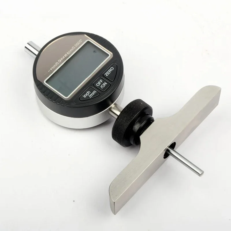 12,7 mm/25,4 mm Cyfrowy głębokościomierz elektroniczny głębokościomierz Wskaźnik głębokości, mikrometryczny głębokościomierz 0-30 mm sonda z okrągłą końcówką — zdjęcie 2