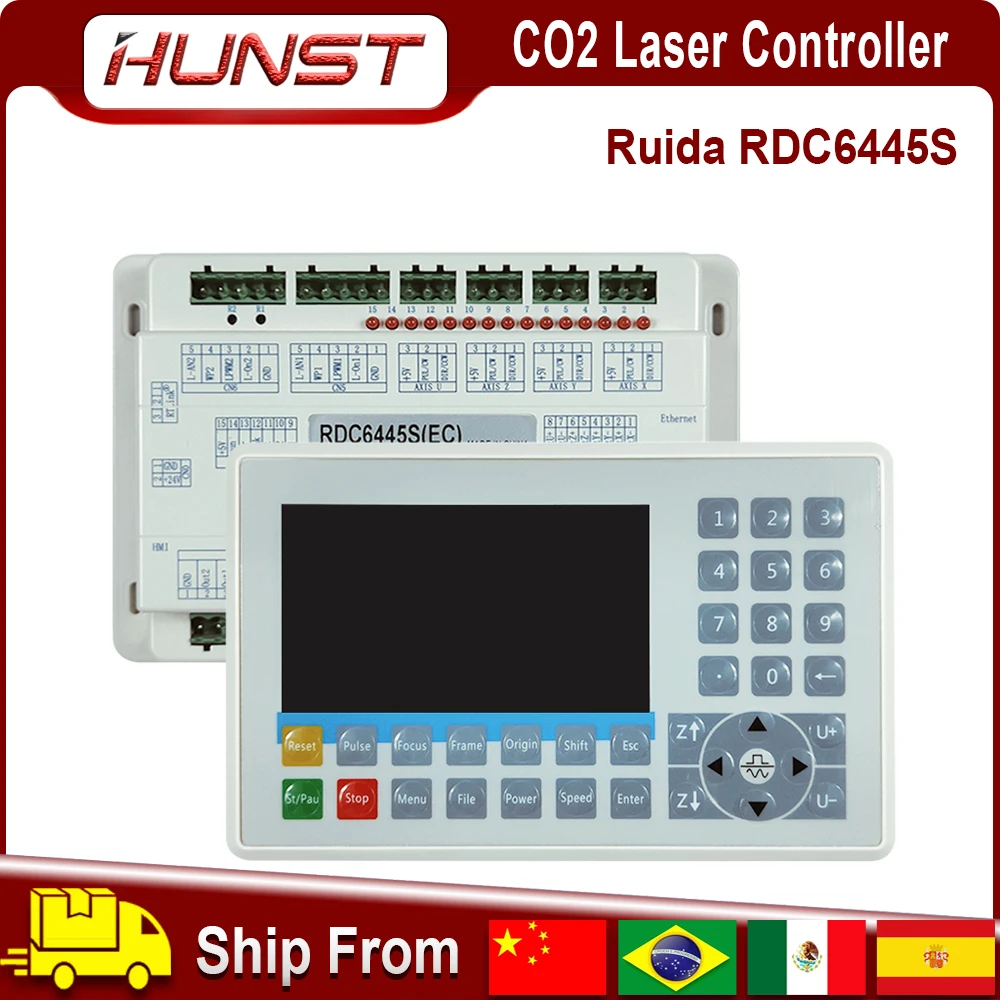 

HUNST Ruida RDC6445G CO2 Laser Control Card Motherboard For CNC Laser Cutting Machine Control System RDC6445S