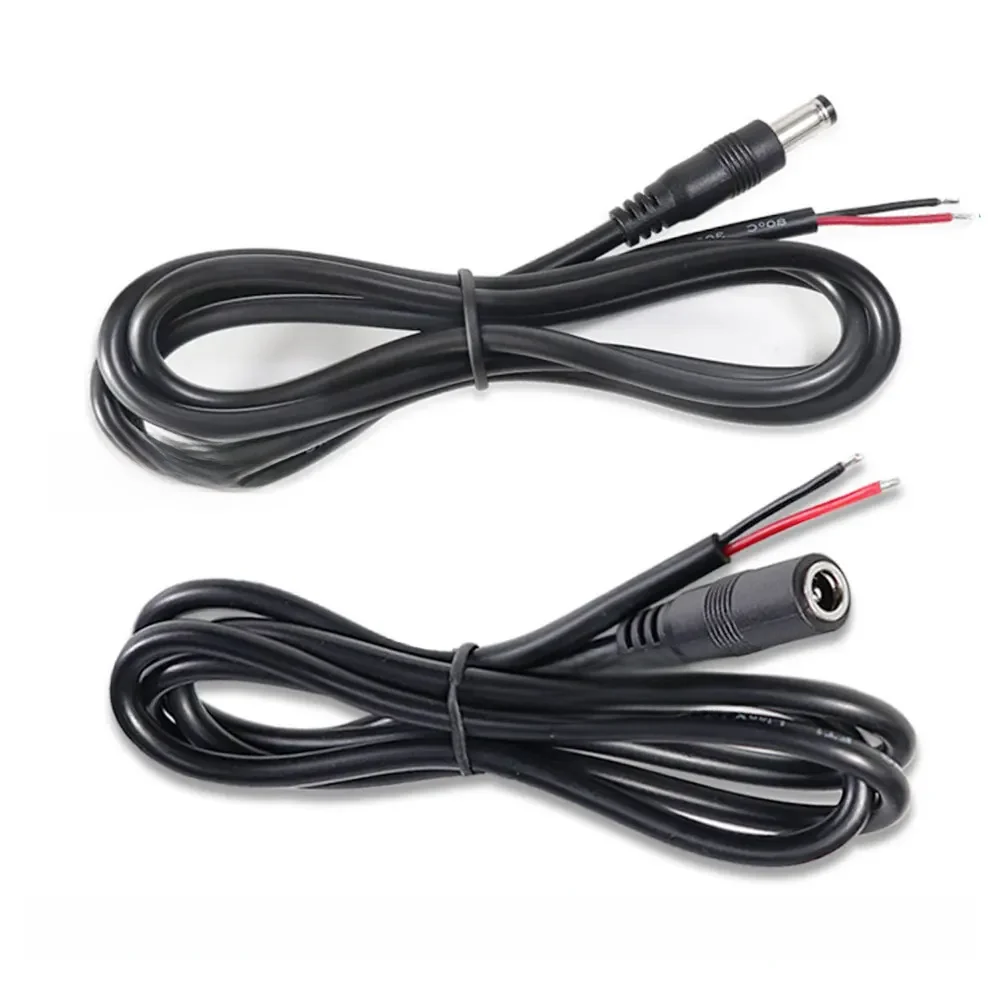 DC 3.5*1.35 4.0*1.7 5.5*2.1 5.5*2.5 mâle femelle connecteur alimentation bricolage câble ligne de charge surveillance fil d'extension d'alimentation