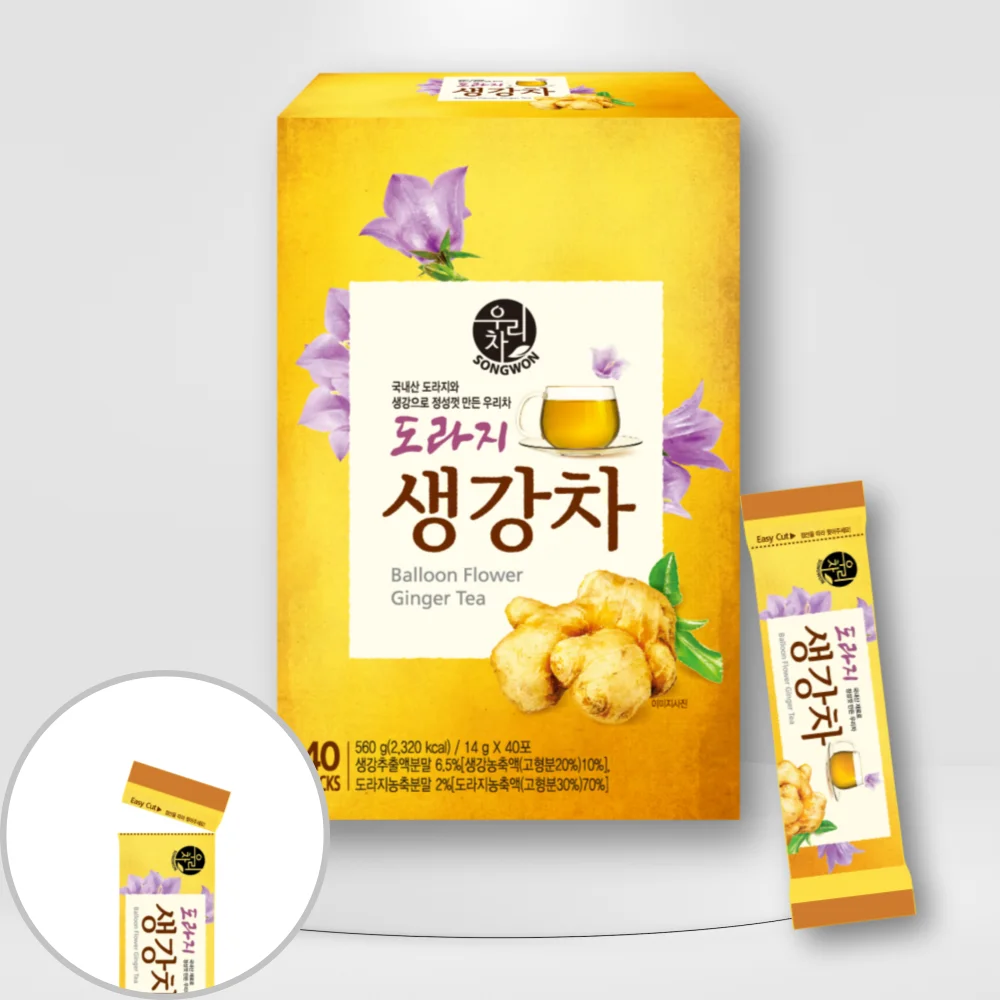 송원 우리차 도라지 생강차 40T