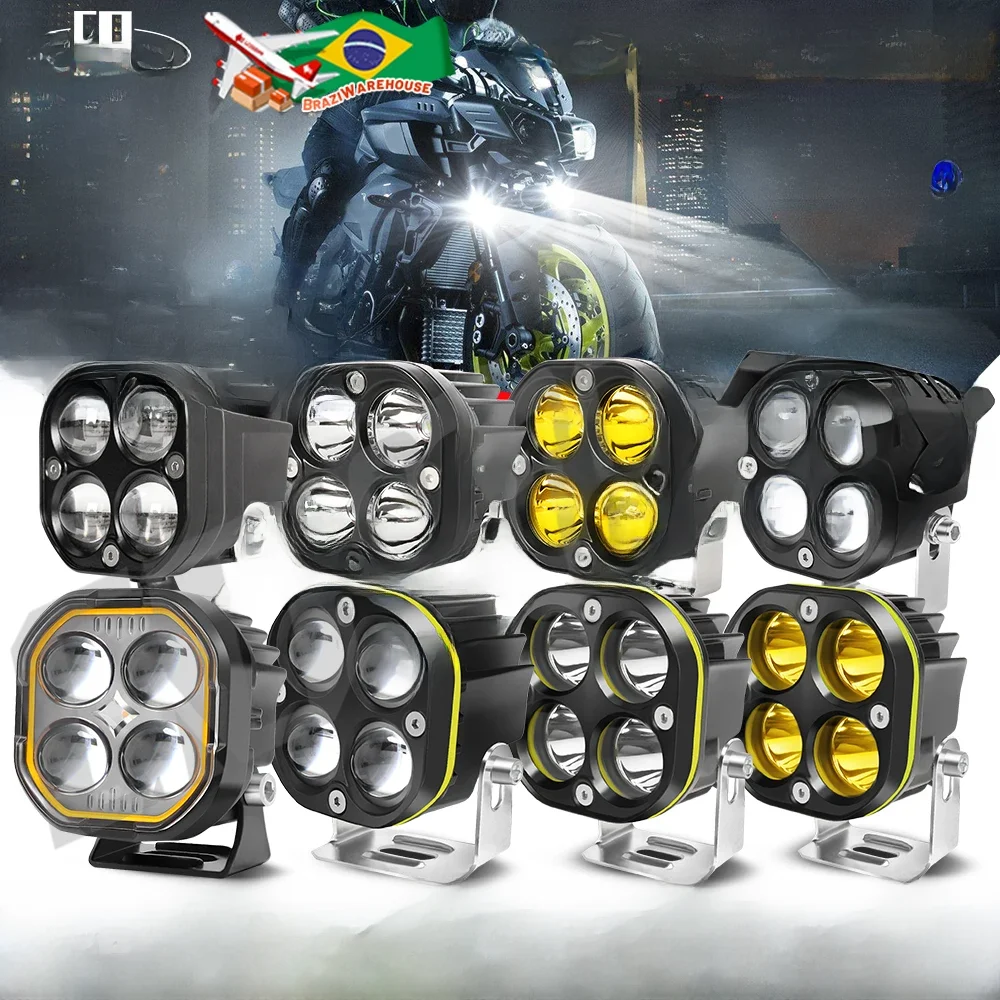 CO LIGHT – barre lumineuse stroboscopique LED, 2 pouces, Spot d'inondation, lumière de travail combinée, lampe de conduite pour moto, camion, pick-up, SUV, ATV, UTV, 12V, 24V