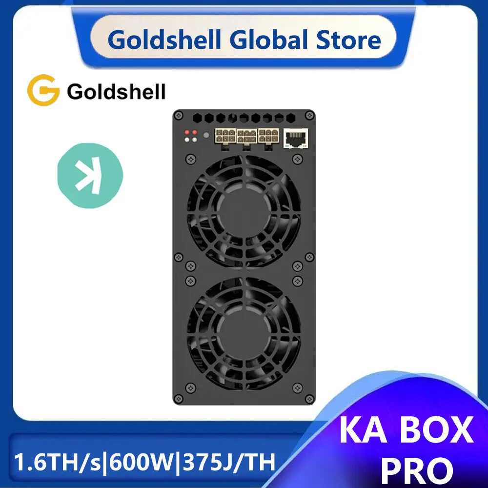 

КУПИТЕ 3, ПОЛУЧИТЕ 2 БЕСПЛАТНО Goldshell KA BOX PRO 1,6 T, 600 Вт, майнер KHeavyHash KASPA, двухрежимный майнинг Machine