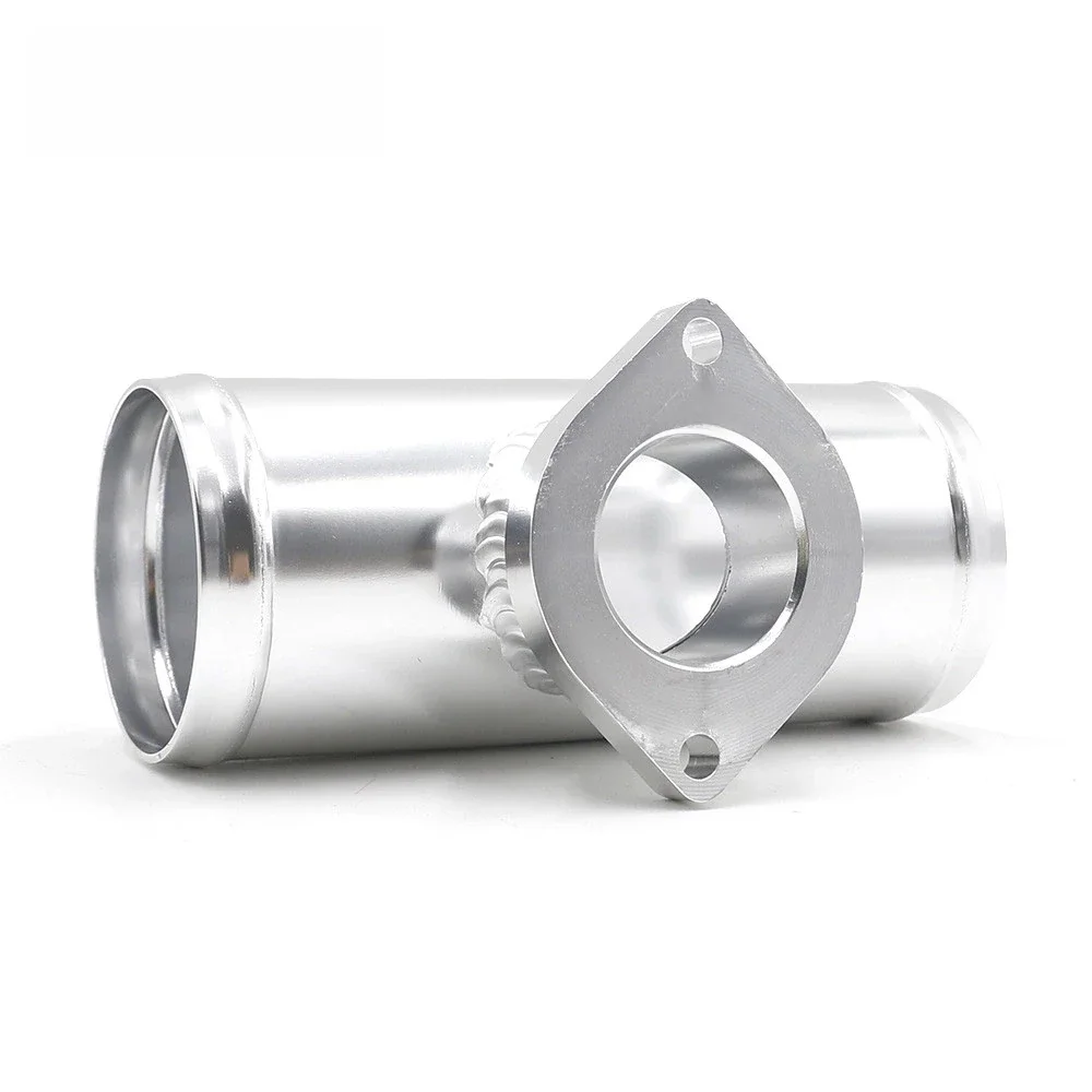 CNSPEED Nowy Średnica 63mm 2.5" Turbo Aluminiowa Kołnierzowa Rura Do GD-RS FV RZ BOV Adapter Zaworu Upustowego Długość=150mm Srebrny — zdjęcie 2