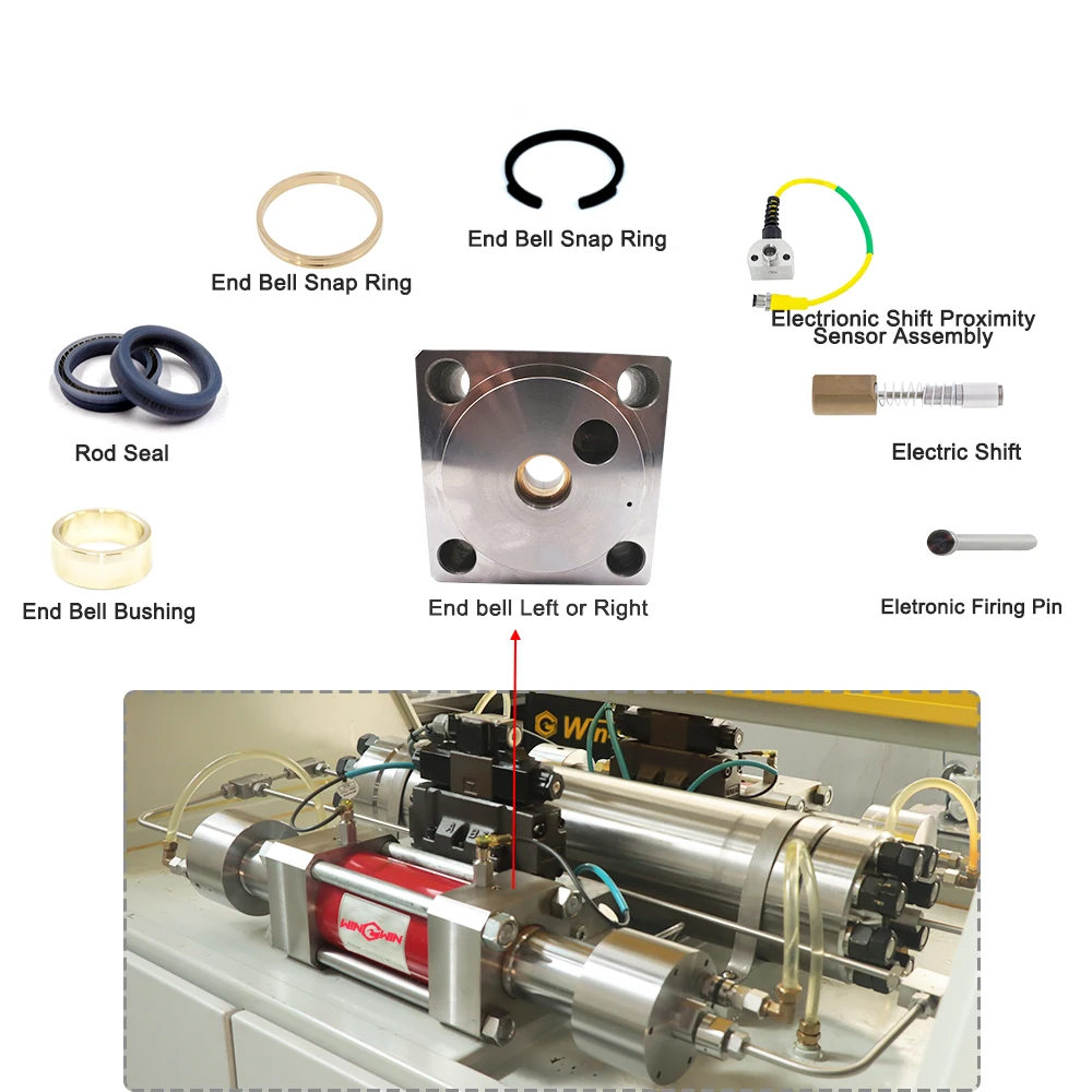 

Waterjet End Bell Assembly For 60k Intensifier Pump Water Jet Parts