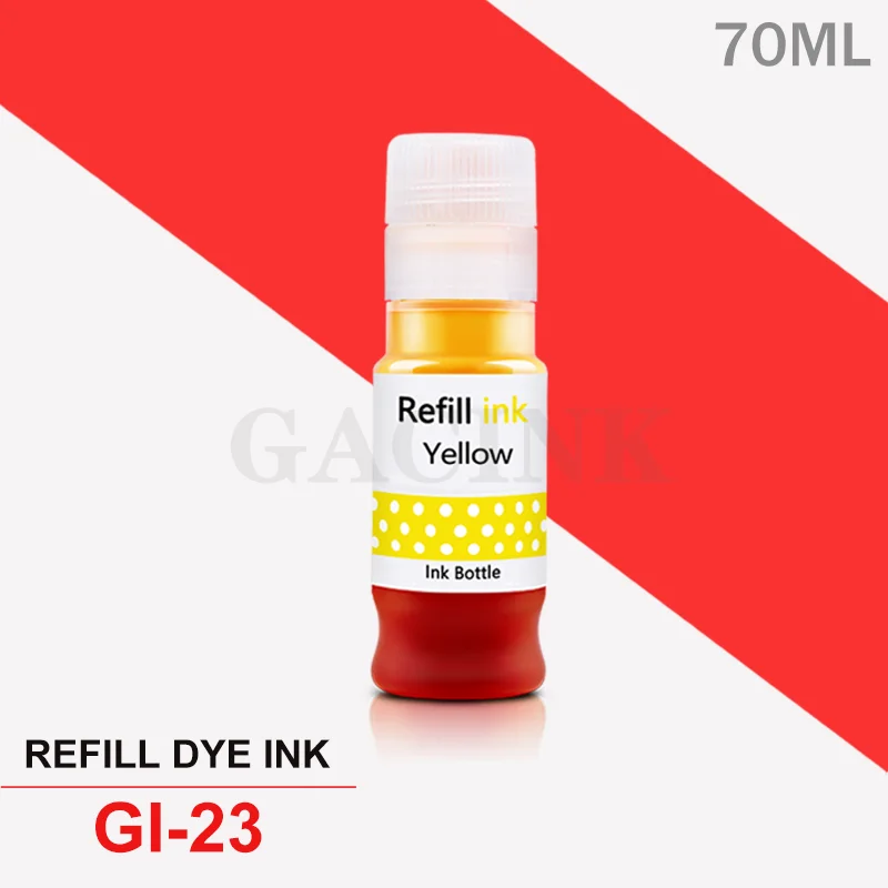 GACINK Tinta Pewarna Isi Ulang GI 13 GI 23 GI 43 GI 53 GI-53 GI 73 GI 83 GI 93 untuk Canon G510 G540 G550 G570 G610 G620 G640 G650 G670