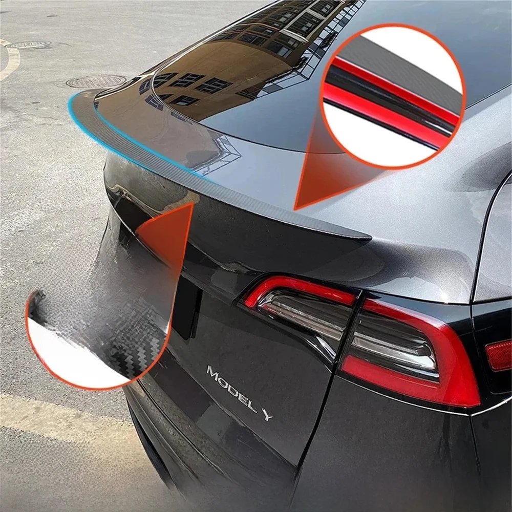 ModelY Juniper 2025 Spoiler Model3 Highland 2024 Akcesoria Tylne spojlery Skrzydła do Tesla 3/Y 2017-2023 Auto Części zewnętrzne HOT — zdjęcie 2