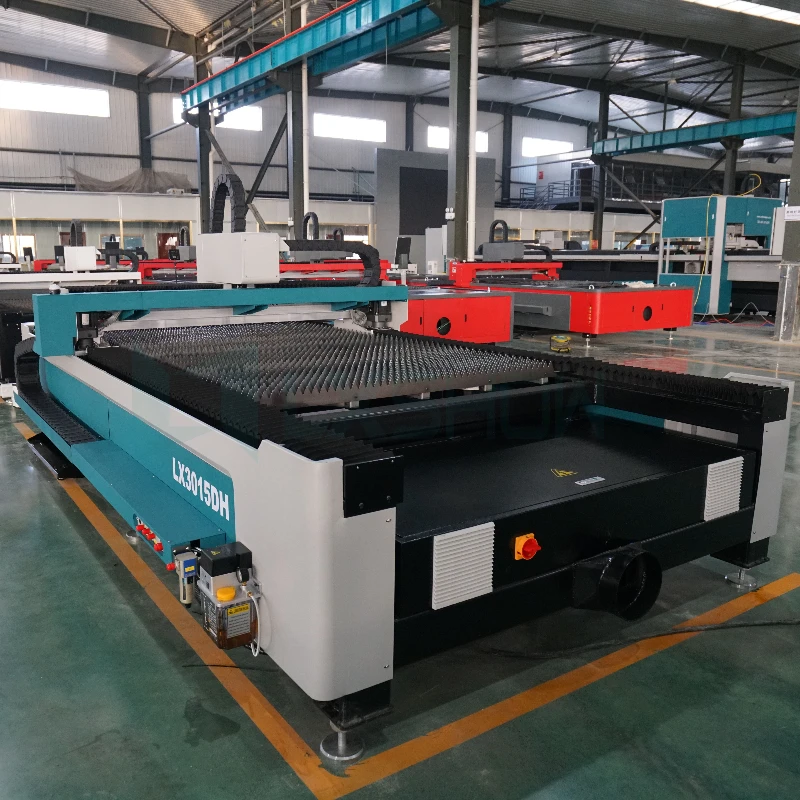 Máquina de corte do laser do ferro de aço inoxidável, fibra Raycus grande formato, projeto novo, velocidade rápida, 2000W, 3000W, 6000W