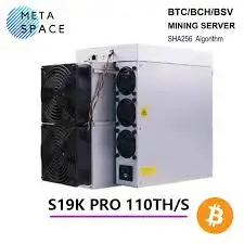 

Bitmain New Antminer S19K pro 120T Bitcoin Miner BTC BCH Asic Miner 2760W SHA256