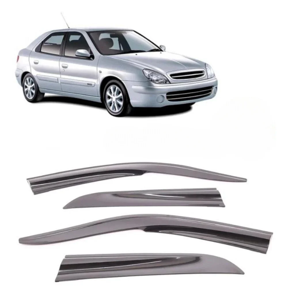 Car window accessories for Cıtroen Xsara 2000-2006 Sport Style window deflector rain cover visor awnings Exterior Accessory