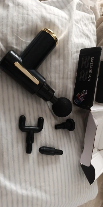 30 Level Massage Gun Fascia Deep Muscle Relax Body Neck Massager Electric Fitness Equipment Noise Reduction Male Female photo review