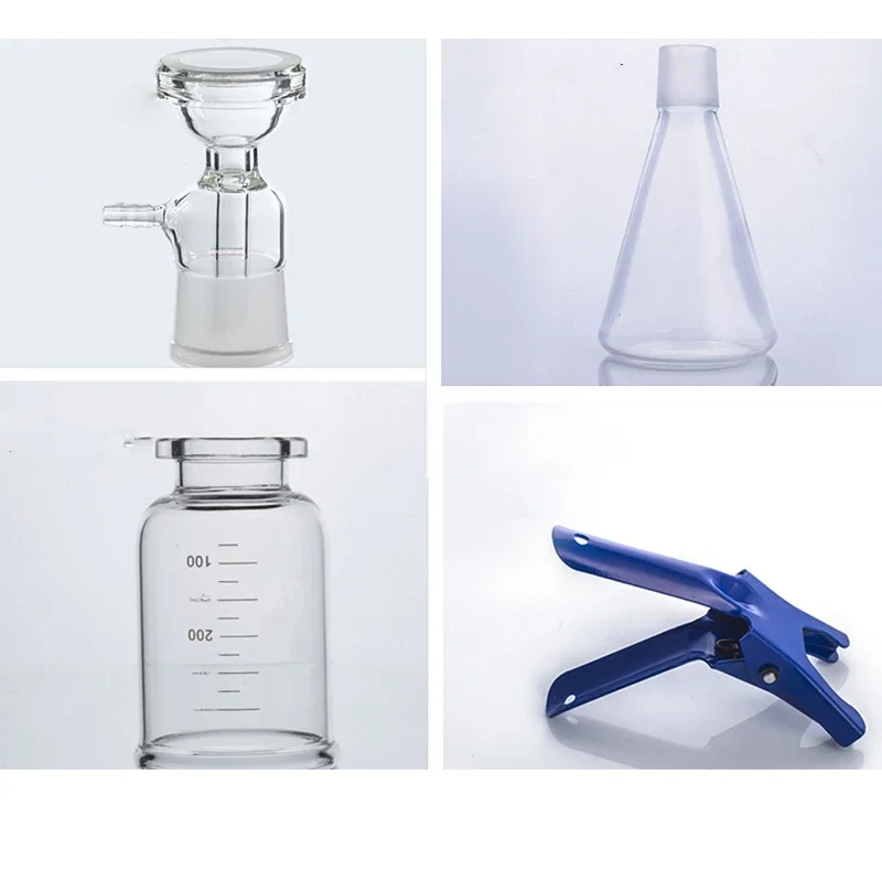 1000mL aparatura do filtracji próżniowej z gumowa rurka szklany rdzeń piaskowy urządzenie do filtrowania cieczy rozpuszczalnikowej urządzenie laboratoryjne — zdjęcie produktu 7