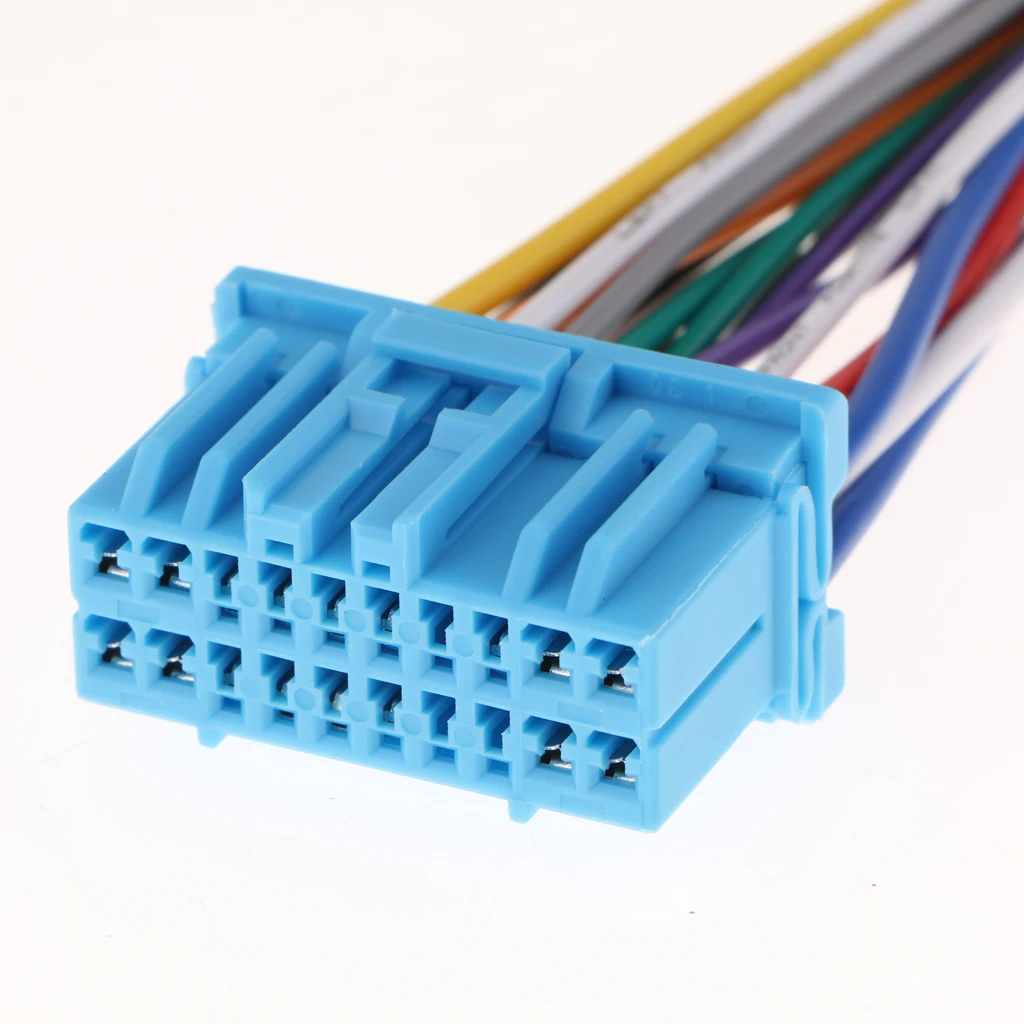 Car Stereo Radio ISO Wire Harness Adapter Connector for Honda Acura SUZUKI Plug Adapter Wiring Cable view 5