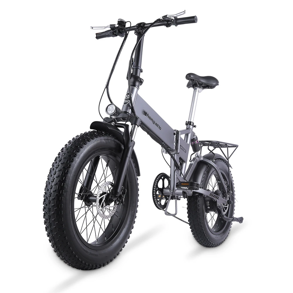 NEW Dual Drive  Foldable Electric Bicycle 48V12.8AH Lithium Battery 20 Inch 4.0 Fatbike Electric Bike