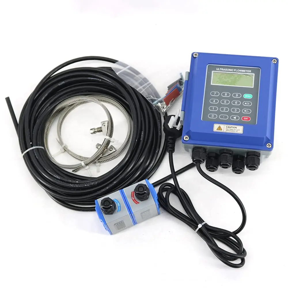 Ultrasonic Flow Meter Flowmeter DN25mm-DN100mm Wall Mounted Type ultrasonic Liquid flowmeter RS485 Interface IP67 TS-2