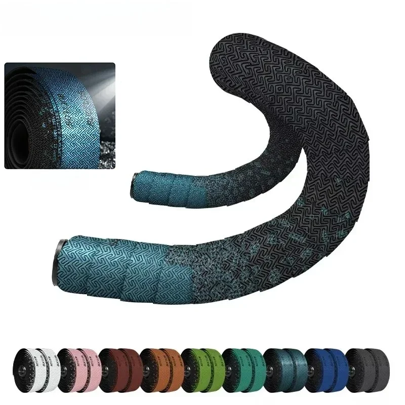 AliExpress NONE BUCKLOS Bicycle Handlebar Tape Shockproof Cycling Road Bike Tapes Non-Slip Racing Soft PU EVA Handle Bar Belts Bent Bar Wraps