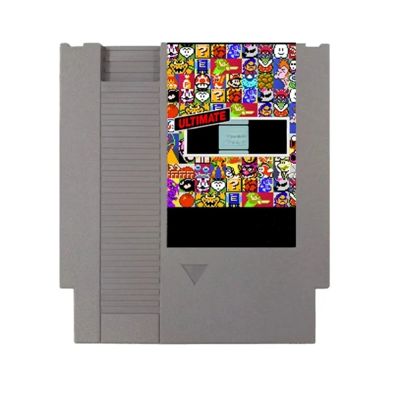 Cartouche de jeu à boîtier Transparent 154 en 1, Collection classique, carte de jeu 72 broches pour Console de jeu vidéo NES, nouvelle collection