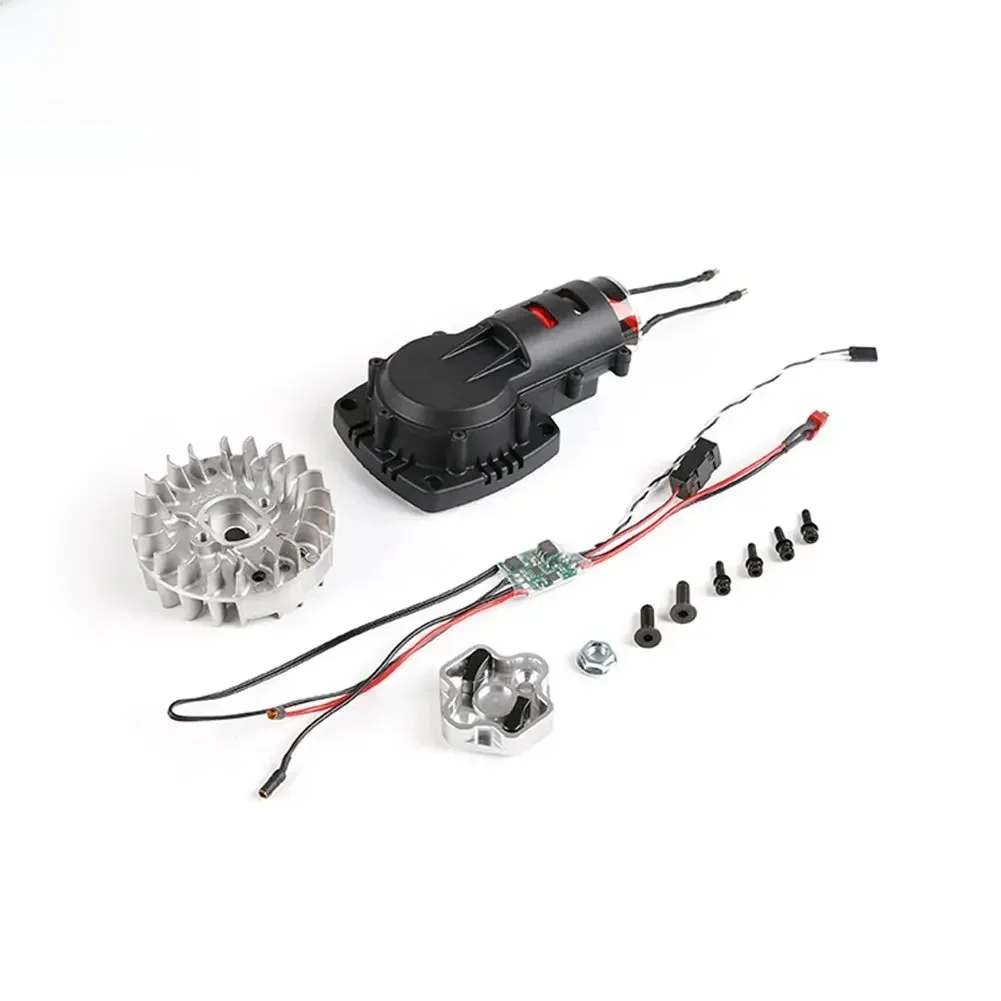 Rc Auto Tweede Generatie Een Sleutel Elektrische Starter Kit Fit 23CC-45CC Motor voor 1/5 Hpi Rofun Km Rovan Baja Losi 5ive-T FG Redcat - afbeelding 2