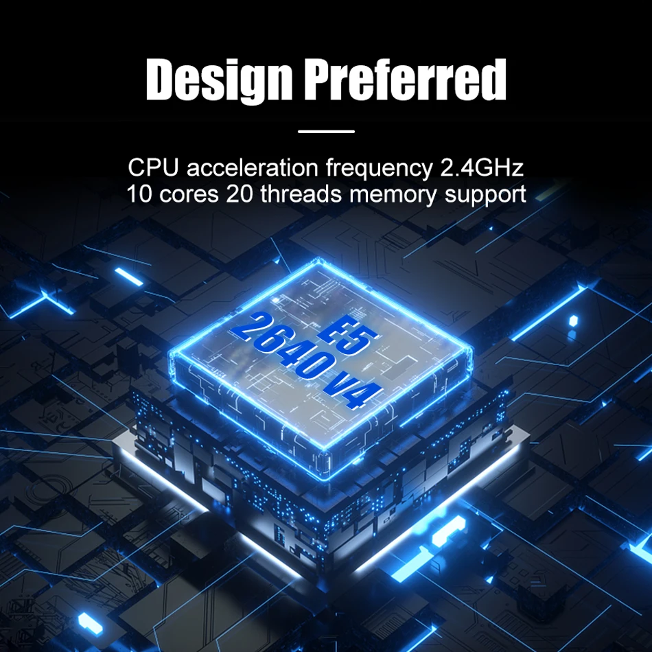 Б/у процессор Intel Xeon E5 2640V4 2,40 ГГц 10-Core 25 Мб SmartCache E5-2640 V4 FCLGA2011-3 90W Xeon V4 с поддержкой материнской платы X99