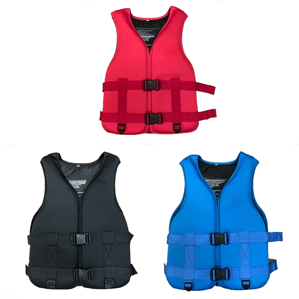 Gilet de sauvetage en néoprène pour enfants et adultes, nouvelle veste de flottabilité pour sports nautiques, gilet de sauvetage pour natation, bateau, ski, conduite, dérive