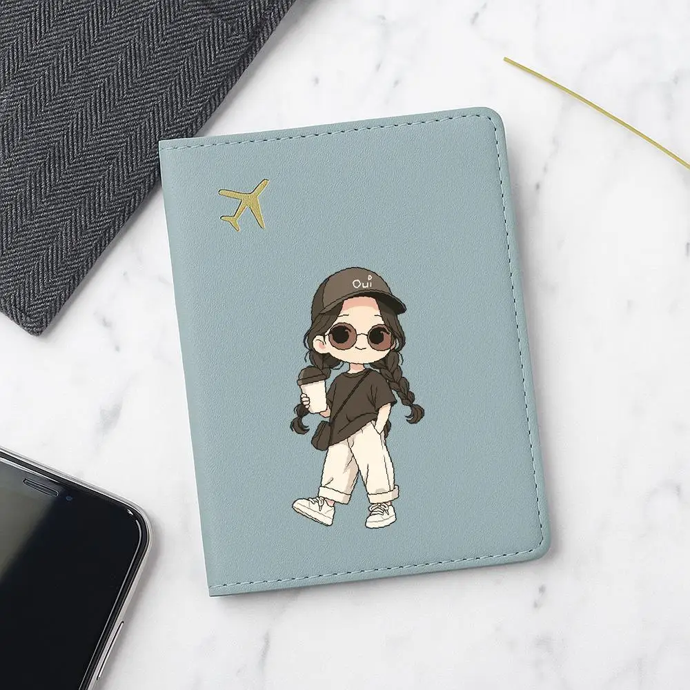 

Pink Coffee Theme Passport Holder Stylish Travel Case for Women Nice Gift for Birthday Anniversary Daily Trip