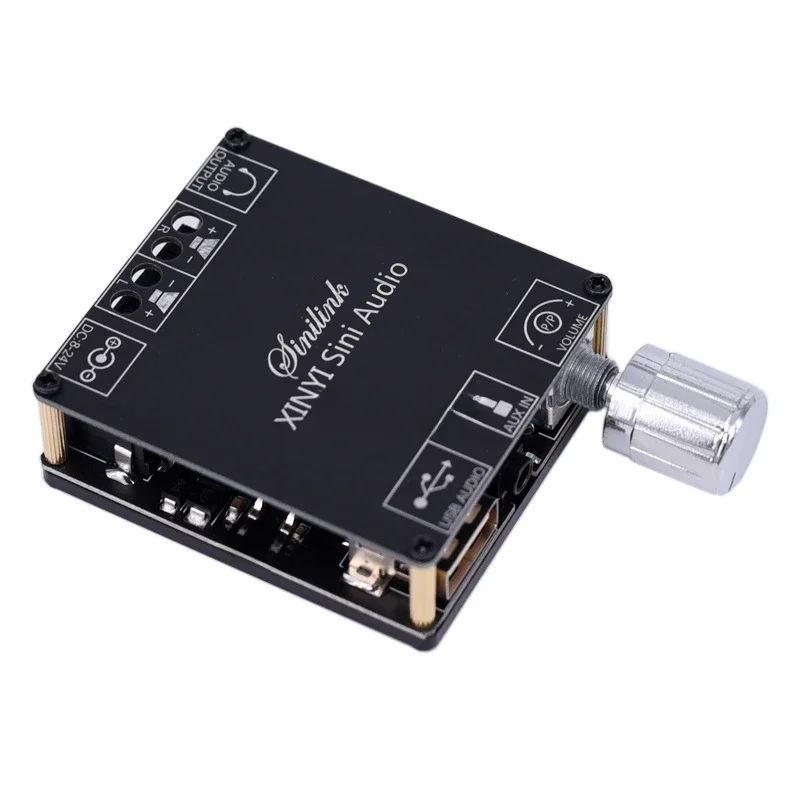 MINI 50Wx2 Bluetooth 5,0 Wireless Audio Digital Power verstärker Stereo bord Bluetooth Amp Amplificador 3,5 MM USB APP C50L