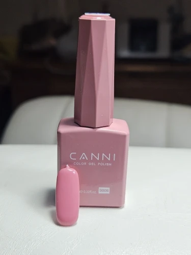 9ml CANNI HEMA/TPO FREE Nude Pink Color Nail Gel Polish Full Coverage Semi Permanent Long Wear Top Coat Venalisa Gel Varnish photo review