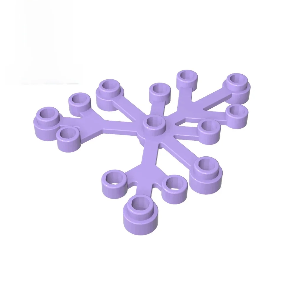 Gobricks blocs de construction GDS-1437 feuilles de plantes 6x5 compatibles avec lego 2417 bricolage éducatif pour enfants