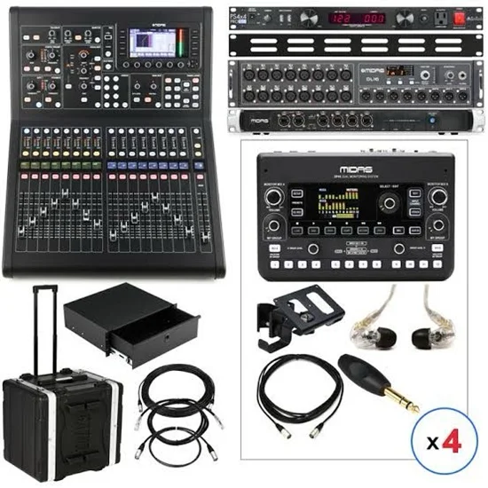 

SR Super Sales on DL32 Stage Box with M32R Live Digital Mixer 150' Cat5 Network Cable Spool Quality Tool Accessory