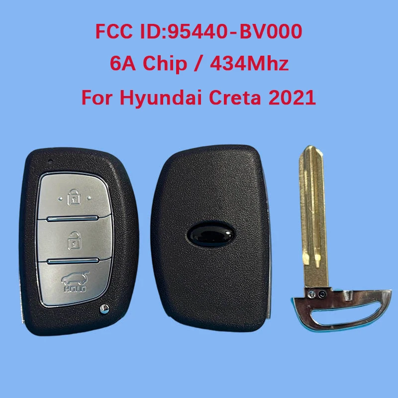 CN020173 Aftermarket Smart Key Remote Auto Start 6A Chip 433Mhz FCC ID 95440-BV000 For Hyundai Creta 2021