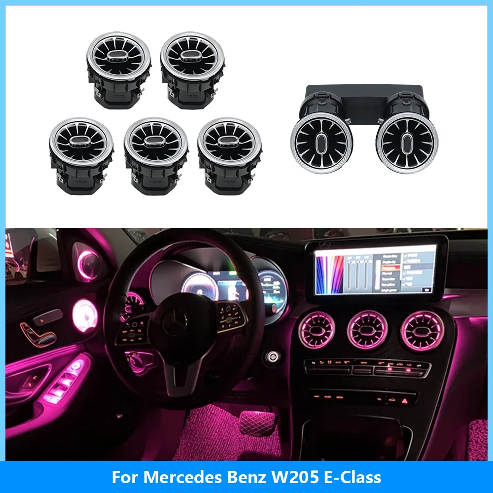 

Car Air Conditioner Vents Decorative Light Retrofit 3/64 Colours Ambient Light For Mercedes-Benz W205/C-CLASS/X253/GLC-CLASS