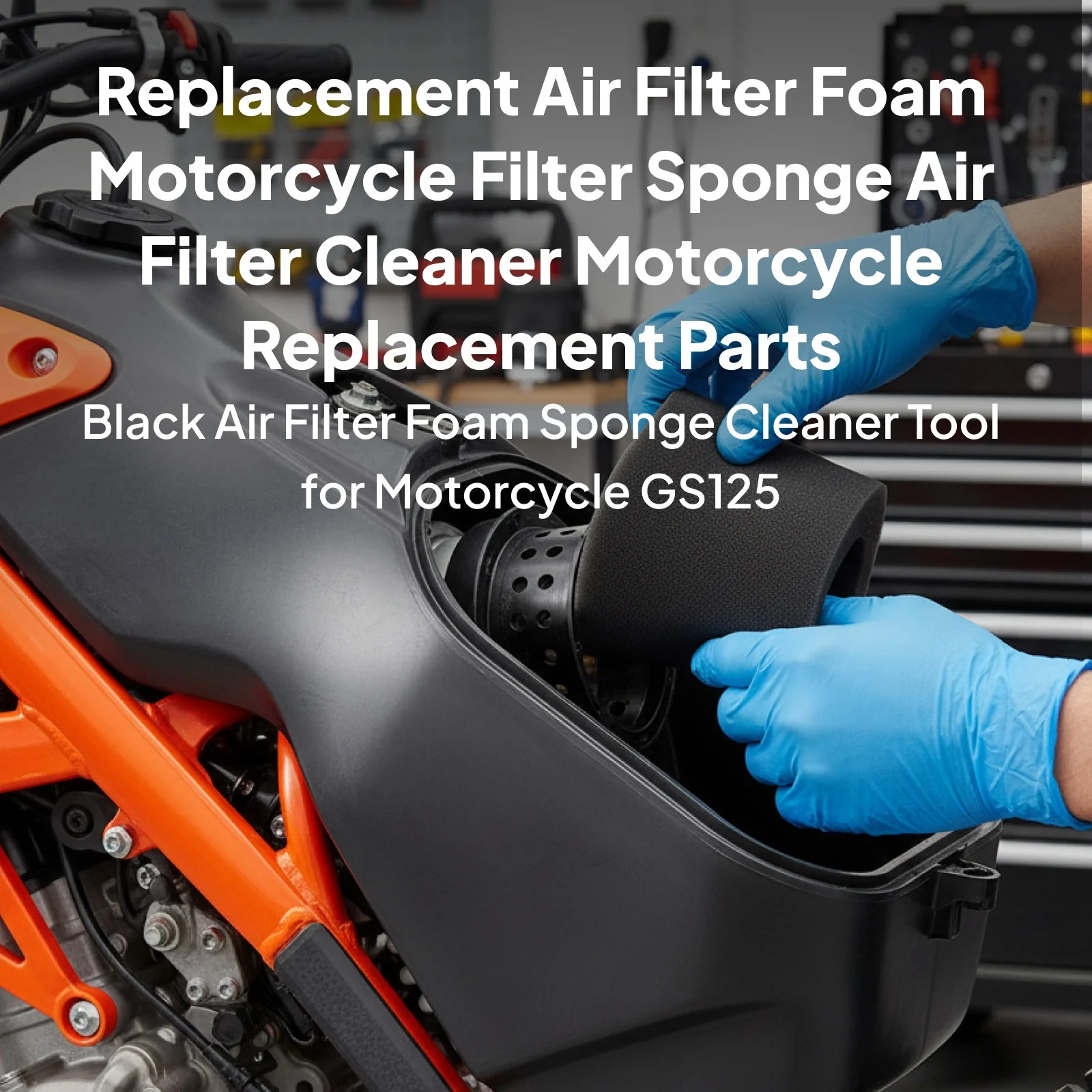 

Replacement Air Filter Foam Motorcycle Filter Sponge Air Filter Cleaner